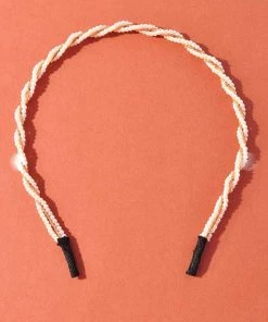 Merveille Pearl Wrapped Headband