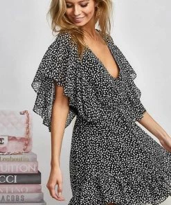 Bibi New Arrivals Polka Dot Ruffled Dress 11 Bibi New Arrivals Polka Dot Ruffled Dress
