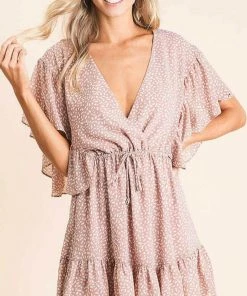 Bibi New Arrivals Polka Dot Ruffled Dress 8 Bibi New Arrivals Polka Dot Ruffled Dress