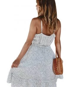 Supreme Fashion Polka Dot Sleeveless Summer Sundress 6 Supreme Fashion Polka Dot Sleeveless Summer Sundress