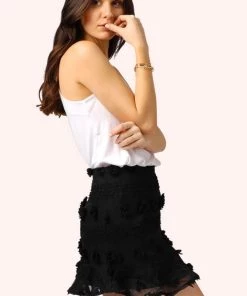 &MERCI Pom Pom Mini Skirt