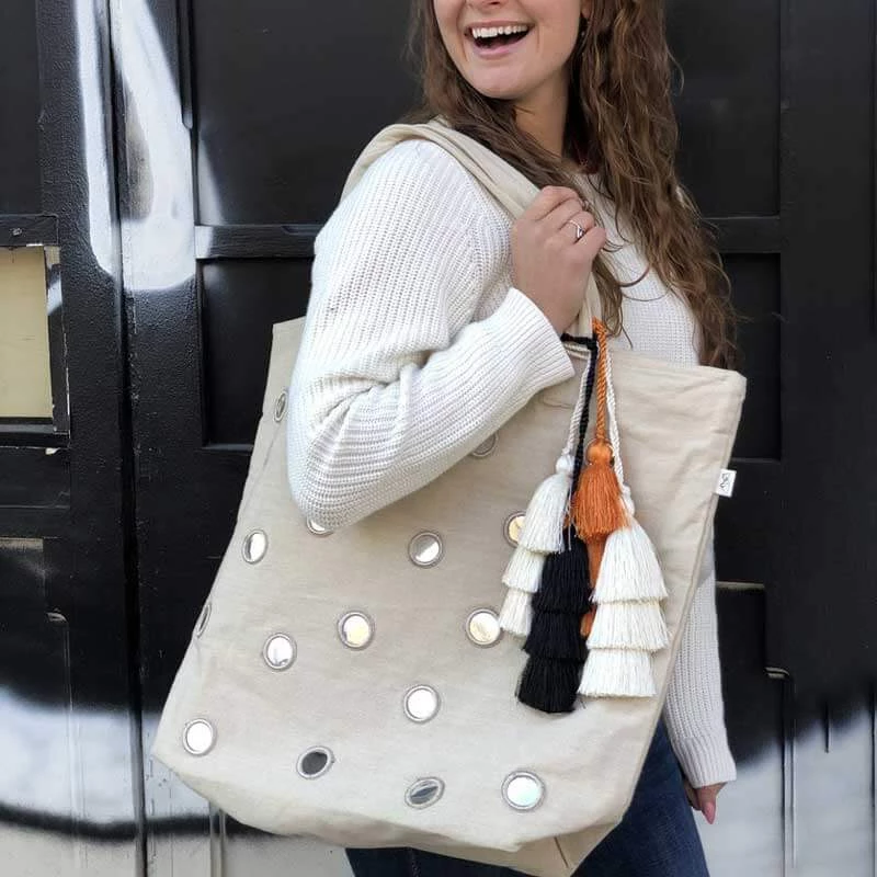 Quilted Koala Boho Mirror Tote Bag New Arrivals 2 Quilted Koala Boho Mirror Tote Bag New Arrivals