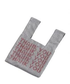 MILK MONEY - DropShip New Arrivals Rhinestone Thank You Mini Bag