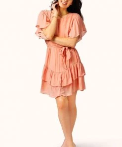 &MERCI Ruffle Mini Dress