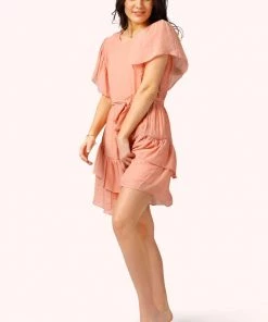 &MERCI Ruffle Mini Dress