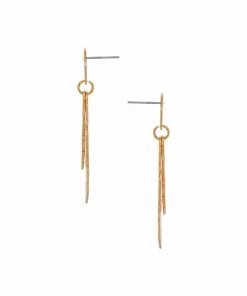 MILK MONEY Rylee Double Leaf Earrings