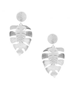 MILK MONEY Rylee Double Leaf Earrings