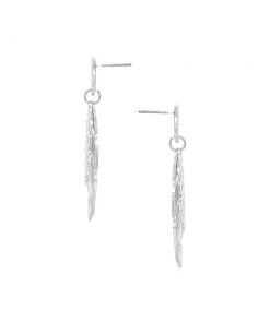 MILK MONEY Rylee Double Leaf Earrings