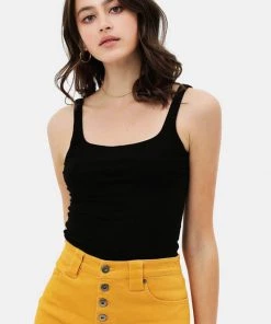 Love Tree Scooped Knit Tank Top New Arrivals