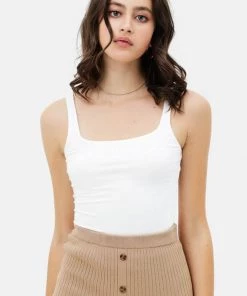 Love Tree Scooped Knit Tank Top New Arrivals