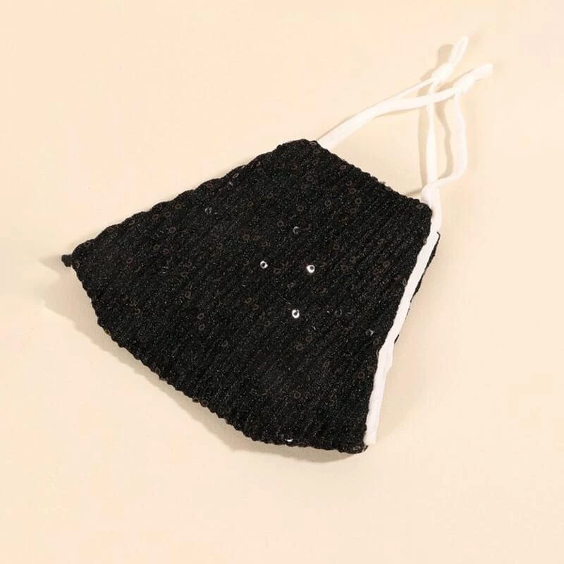 Avenue Zoe Sequin Decorated Reusable Face Masks 2 Avenue Zoe Sequin Decorated Reusable Face Masks