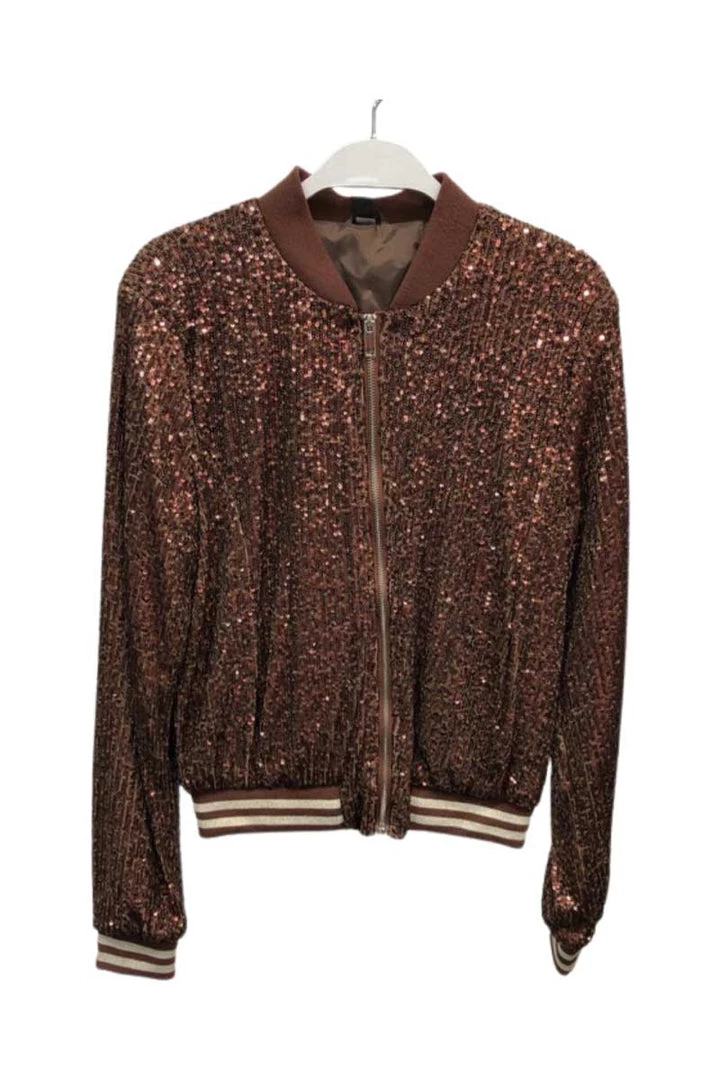 Venti 6 Sequin Track Jacket New Arrivals 1 Venti 6 Sequin Track Jacket New Arrivals