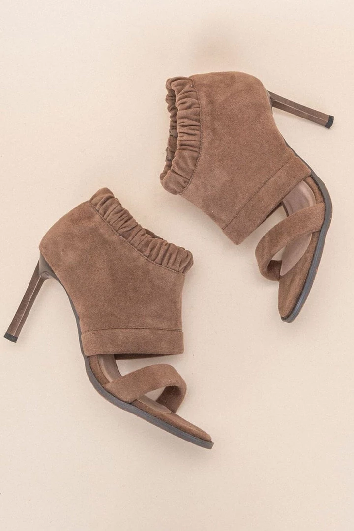 Miracle Miles Shaye Vegan Suede Open Toe Heels New Arrivals 1 Miracle Miles Shaye Vegan Suede Open Toe Heels New Arrivals