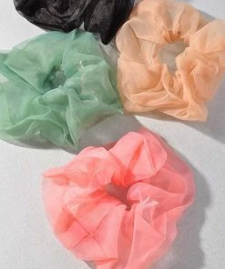 Merveille Accessories Sheer Miley Hair Scrunchie