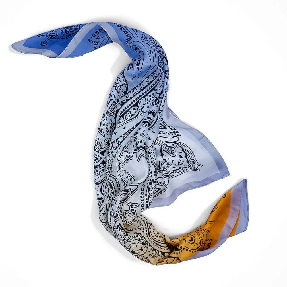 MILK MONEY Silk Ombre Bandana Accessories 1 MILK MONEY Silk Ombre Bandana Accessories