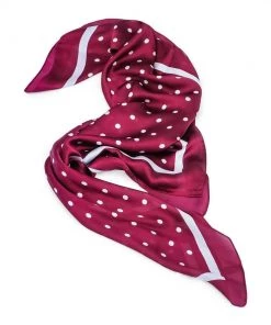 MILK MONEY Silkly Polka Dot Neck Scarf Accessories
