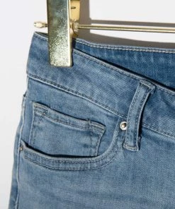 Special A Clothing Skinny Mid Rise Light Wash Jeans