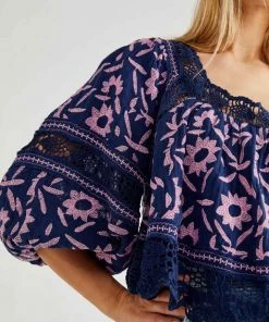 New Arrivals Free People Soleil Emb Top