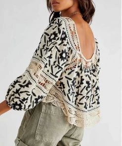 New Arrivals Free People Soleil Emb Top