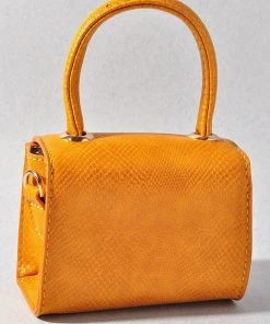 Merveille New Arrivals Sophia Faux Snakeskin Mini Bag