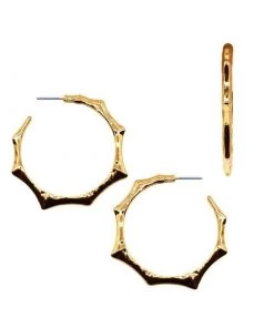Volpe New Arrivals Spiked Huggie Hoop Earrings