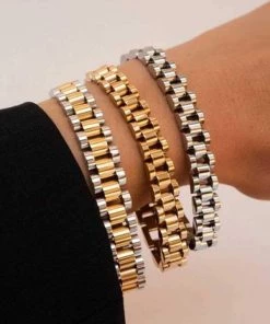 MILK MONEY Stainless Steel Watch Band Bracelets