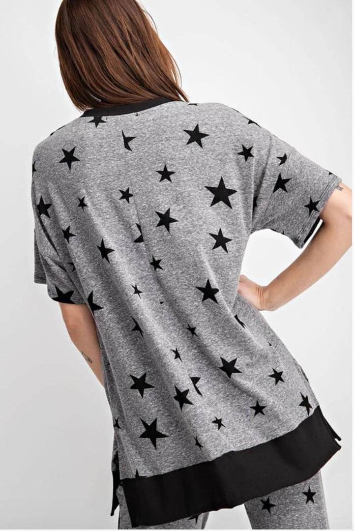 Rae Mode New Arrivals Star Print Oversized Lounge Top 4 Rae Mode New Arrivals Star Print Oversized Lounge Top