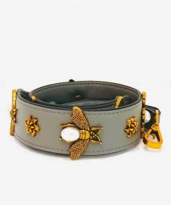 Be Clear Straps Studded Bee Handbag Strap