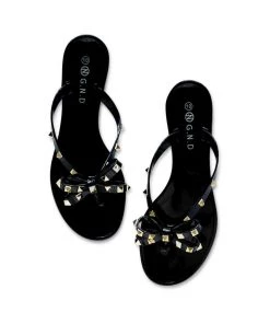 Golden Road Trading Studded Bow Slip On New Arrivals
