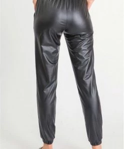 First Love Suki Leather Joggers