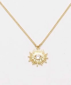 Nakamol Sunburst Solitaire Charm Necklace New Arrivals