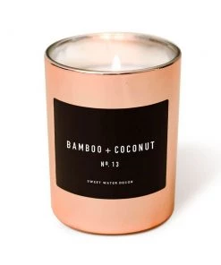 New Arrivals Sweet Water Decor Bamboo Coconut Soy Candle