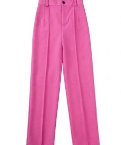 MILK MONEY Tailored High Waisted Straight Leg Pants New Arrivals