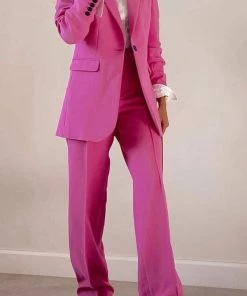 MILK MONEY Tailored High Waisted Straight Leg Pants New Arrivals