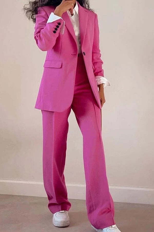 MILK MONEY Tailored High Waisted Straight Leg Pants New Arrivals 2 MILK MONEY Tailored High Waisted Straight Leg Pants New Arrivals