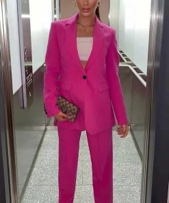 MILK MONEY Tailored High Waisted Straight Leg Pants New Arrivals 11 MILK MONEY Tailored High Waisted Straight Leg Pants New Arrivals