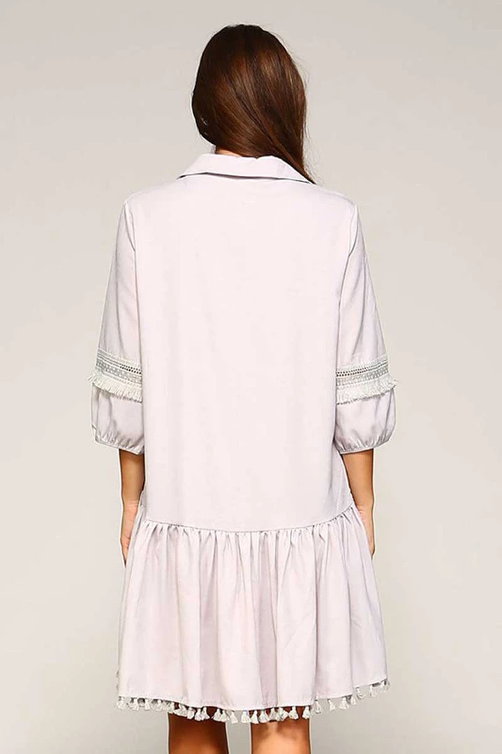 Trendology Inc New Arrivals Tassel Flared Casual Tunic Dress 4 Trendology Inc New Arrivals Tassel Flared Casual Tunic Dress