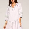 Trendology Inc New Arrivals Tassel Flared Casual Tunic Dress