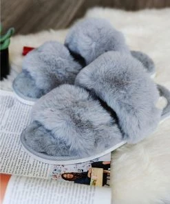 Wanna B The Coziest Slipper Slides