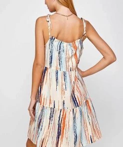 Solution Tie Dye Sleeveless Midi Dress New Arrivals