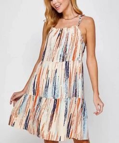Solution Tie Dye Sleeveless Midi Dress New Arrivals