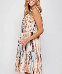 Solution Tie Dye Sleeveless Midi Dress New Arrivals