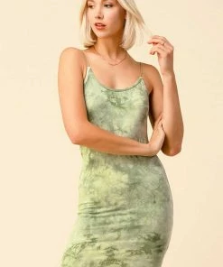 Heart & Hips Tie Dyed Jersey Mini Dress