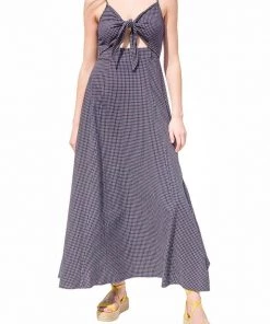 Promesa Tie Front Maxi Dress Clothing