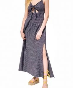 Promesa Tie Front Maxi Dress Clothing
