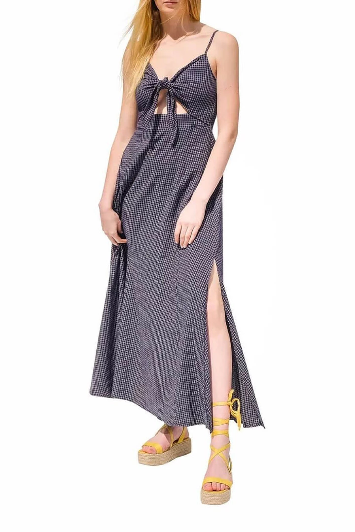 Promesa Tie Front Maxi Dress Clothing 1 Promesa Tie Front Maxi Dress Clothing