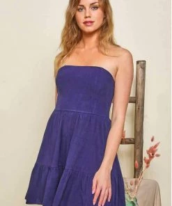 Tiered Strapless Mini Dress New Arrivals 9 Tiered Strapless Mini Dress New Arrivals