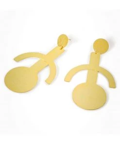 Treasure Jewels Violet Aztec Statement Earrings