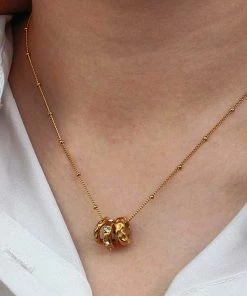 MILK MONEY - DropShip New Arrivals Triple Charm Circle Necklace