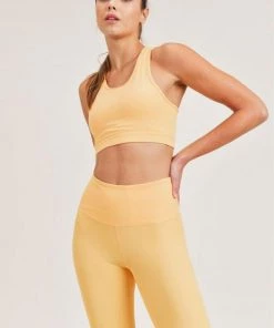 Mono B Twin Straps Racerback Sports Bra New Arrivals